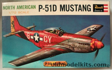 Revell 1/72 North American P-51D 'The Millie P', H619-49 plastic model kit